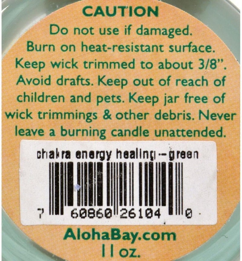 Aloha Bay Healing Chakra Energy Candle with Lavandin, Orange, and Tangerine Essential Oils - 11 oz - Image 4